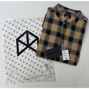 RawGear Mens Ombre Button Up Dress Shirt, Size Small. NEW With Tags & Bag!